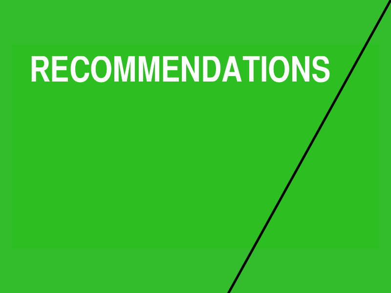 Cameras Everywhere: Recommendations